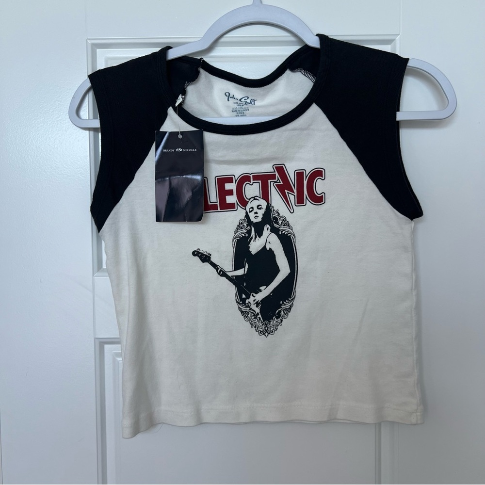 Brandy Melville Electric Graphic Top